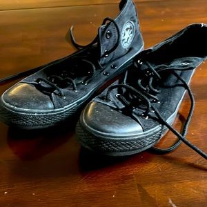 black on black chucks